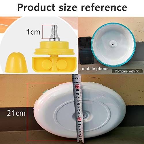 Baugger - 8.3inch Ratos de Hamster Gerbil Rat Roda de Exercício Spinner Silencioso PP Run Disc Toy A