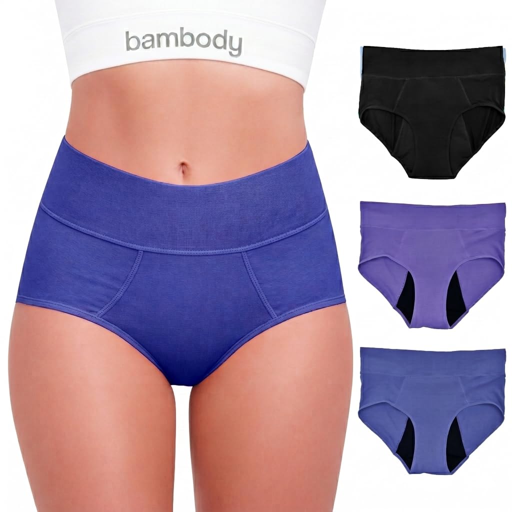 Bambody Period Underwear for Women - Bamboo Rayon - 24 hrs Full Protection