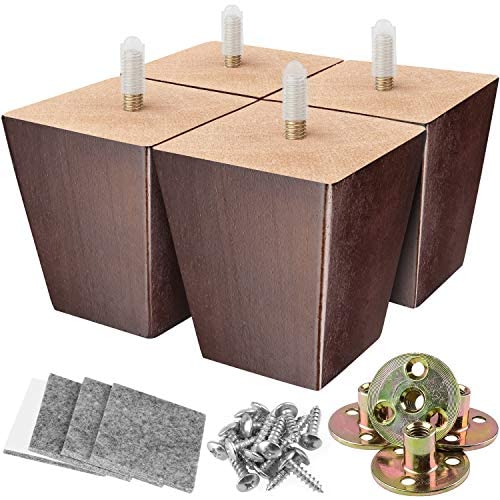 Buy Furniture Legs 3 Inches Sofa Legs Square Couch Legs Mid Century