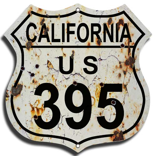 Amazon.com: California US 395 Highway Vintage Looking Metal Sign