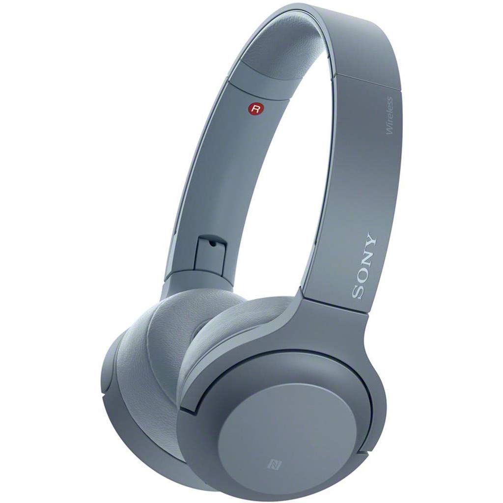 Sony WH-H800 Series Wireless On-Ear High Resolution Headphones with  24 Hours Battery Life Blue