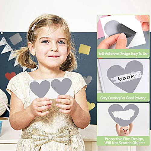 REFORUNG 30 Fogli 60 Pz Etichette Adesive Gratta e...