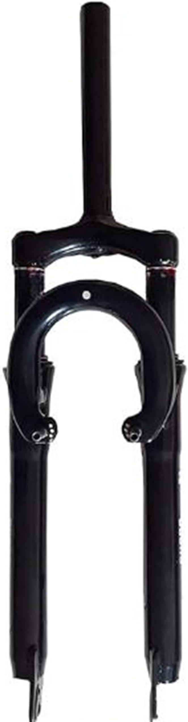 27.5 Inch Threadless Suspension Heavy Fork of Column Pipe 38.10 mm Steel Mountain Bike Bicycle Fork (Black 38.1 mm)