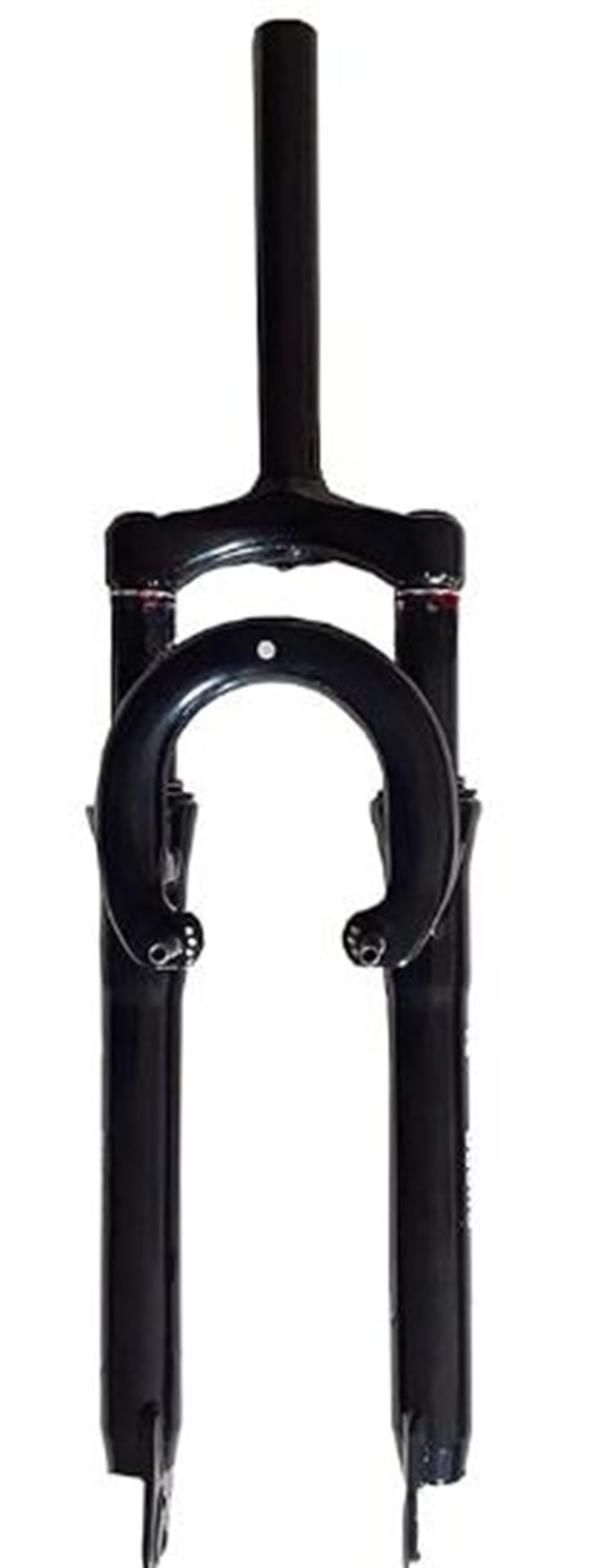 shaqraa 27.5 Inch Threadless Suspension Heavy Fork of Column Pipe 38.10 mm Steel Mountain Bike Bicycle Fork (Black 38.1 mm)