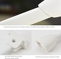 Vista 4 de Paquete de 4 patas de repuesto de patas de escritorio de plástico de 11 pulgadas para computadora portátil, patas plegables para computadora