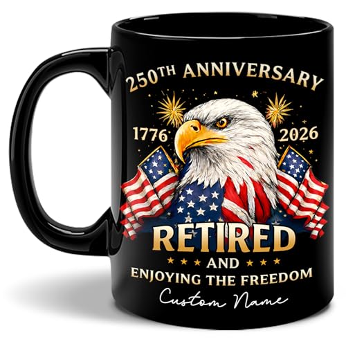 Taza de cerámica patriótica personalizada 11oz miniatura 1