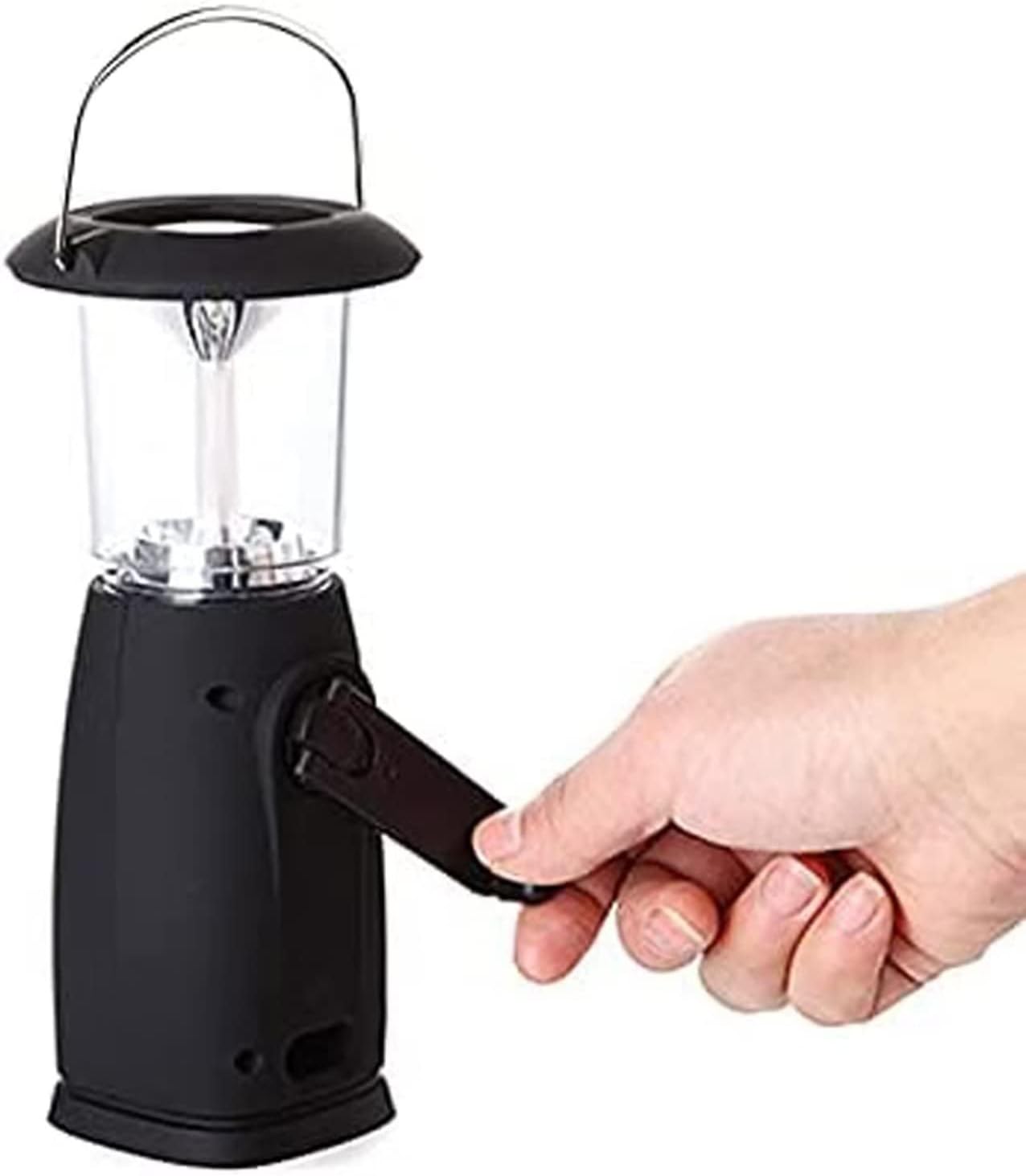 Solar Camping Lantern, 6LED Hand Crank Wind up Lantern, Hand Dynamo