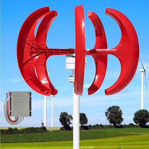 Kit éolienne horizontale domestique avec contrôleur de charge 5 pales