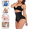 YERKOAD Tummy Control Panties for Women Shapewear Butt Lifter Short High Waist Trainer Corset Slimming Body Shaper Underwear(Large, Black)
