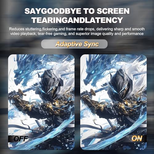 CRUA 24.5 Inch 240Hz Gaming Monitor, FHD 1080P with DP1.4 & FreeSync, 1ms Response, 120% sRGB, Adjustable Height & Tilt, Vertical Display for PC/Console – HDMI & DP - Image 6