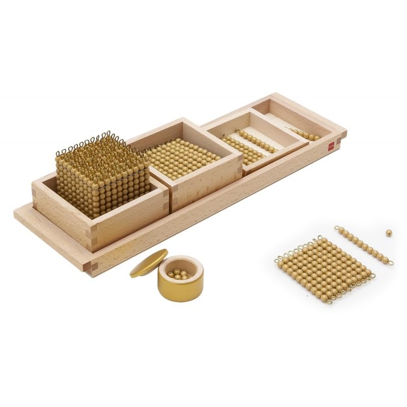 Introducción Al Sistema Decimal: Cuentas De Nylon Individuales - Juego Montessori