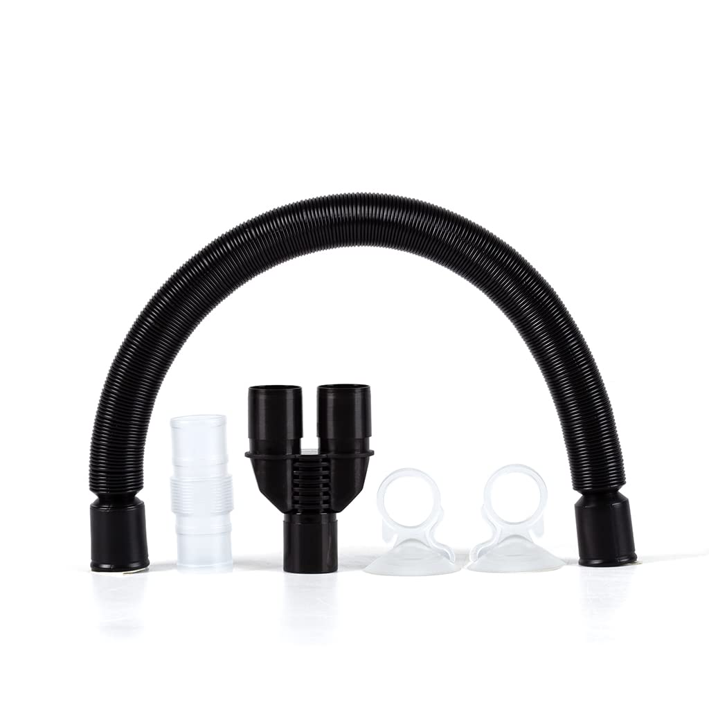 Habistat - Dual Outlet - Increases Humidifier Usage - Two Adjustable Extension Tubes - 0.4-1.6m long - Simple To Assemble - Reptile Accessories