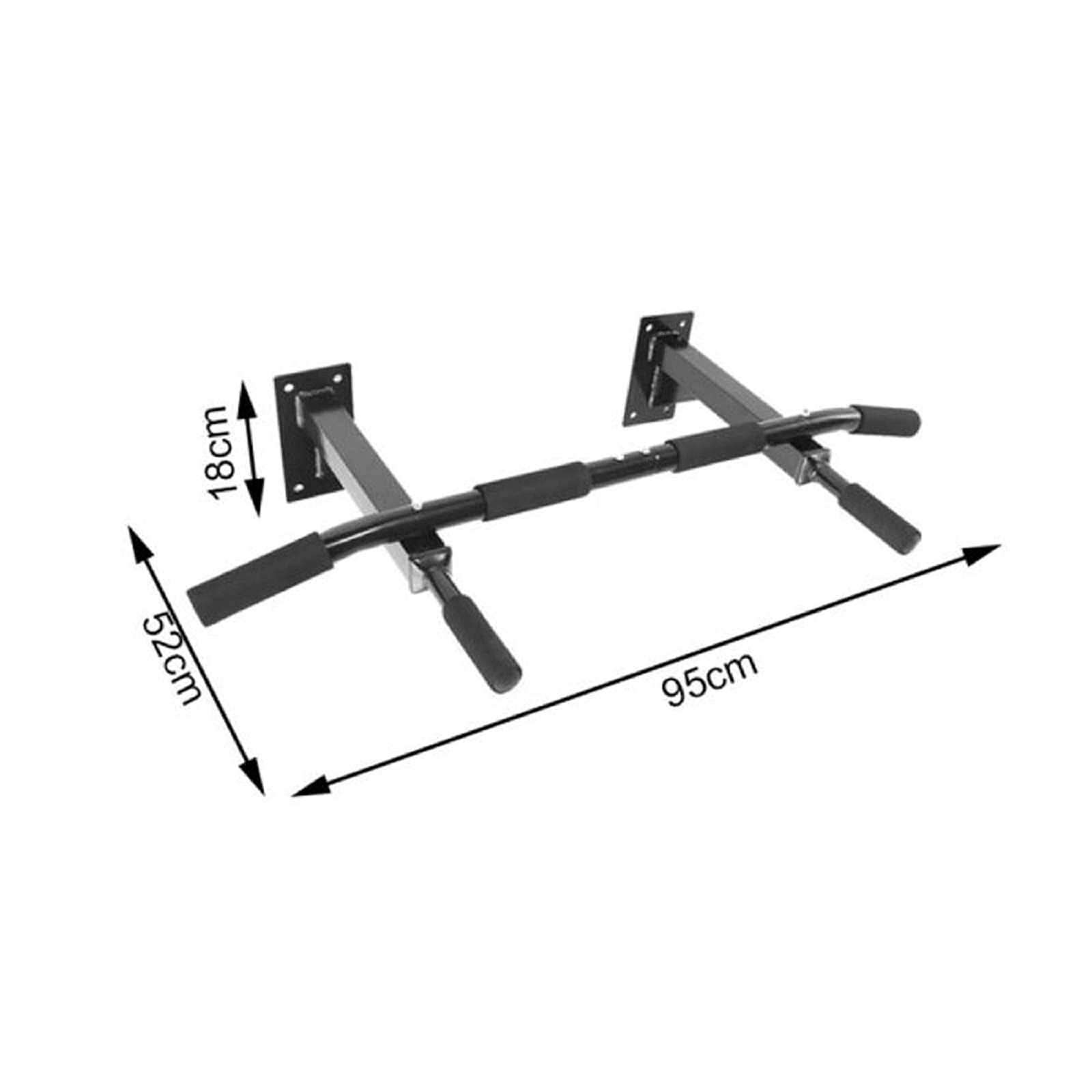 Trintion Klimmzugstange Türrahmen Wand Pull Up Bar Wandmontage Trainingsgeräte Freistehend Türstange Dip Station für Zuhause Home Gym Belastbarkeit bis 300 bl