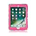 ACEGUARDER shockproof kid case for iPad Mini 4 Case/Mini 5 Case ACEGUARDER Full Body Protective Premium Soft Silicone Cover with Adjustable Kickstand (Candy)