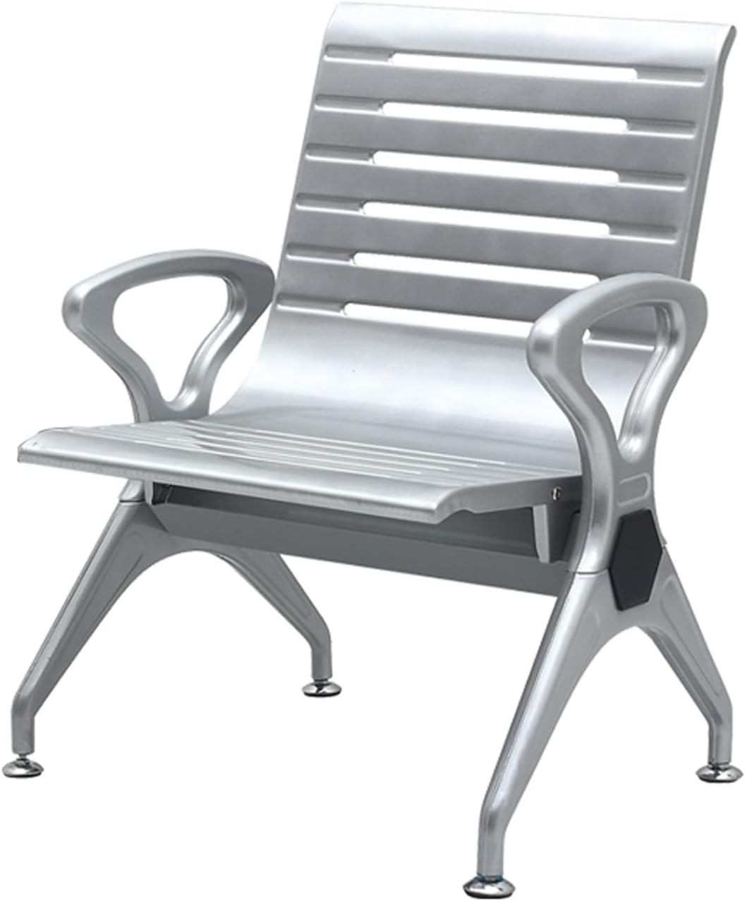 Comfortable Waiting Bench for 1-3 People with Backrest and Armrests Ideal for Airports Hospitals Lounges and Banks - Reception Seating Solution
