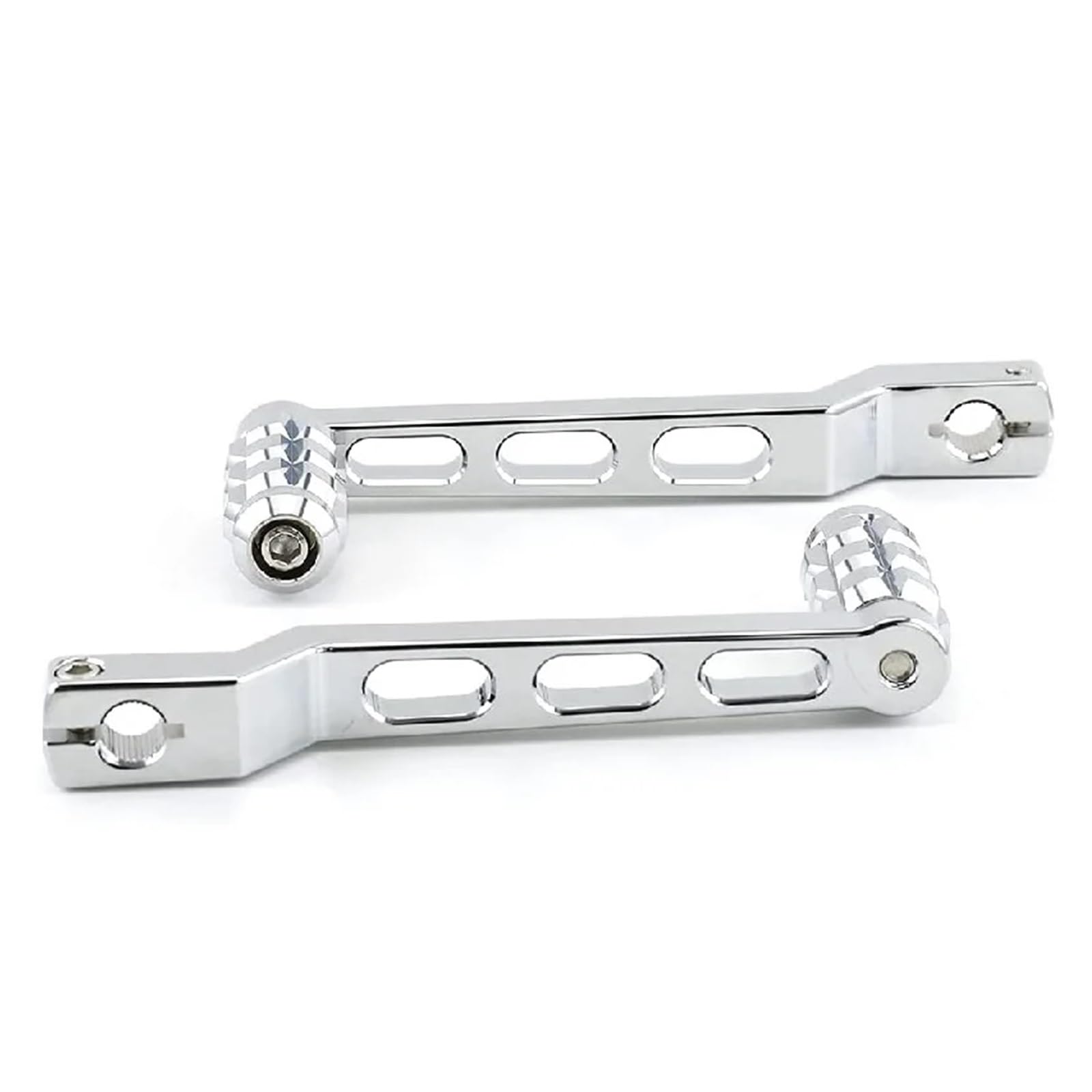 Lbcsrmh Silver Motorcycle Gear Lever Motorcycle Heel Toe Shift Levers Shifter For Touring For Road King Street Glide For Electra For Softail For Fatboy Fl Flt Flht(Silver)