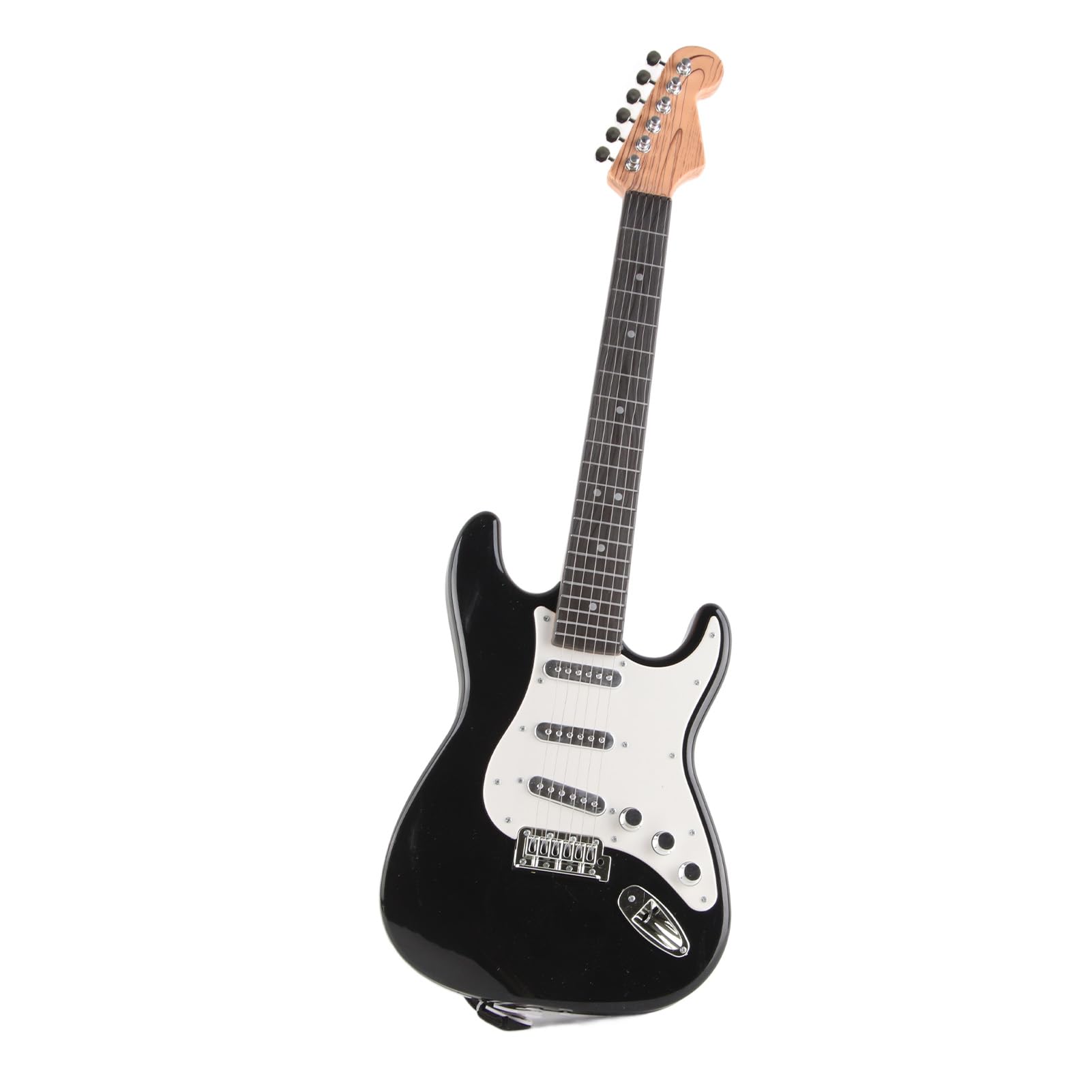 Giocattolo per Chitarra Elettrica per Bambini Mini Strumento Musicale Leggero Design Creativo per Ragazzi e Ragazze - Plastica (BLACK)