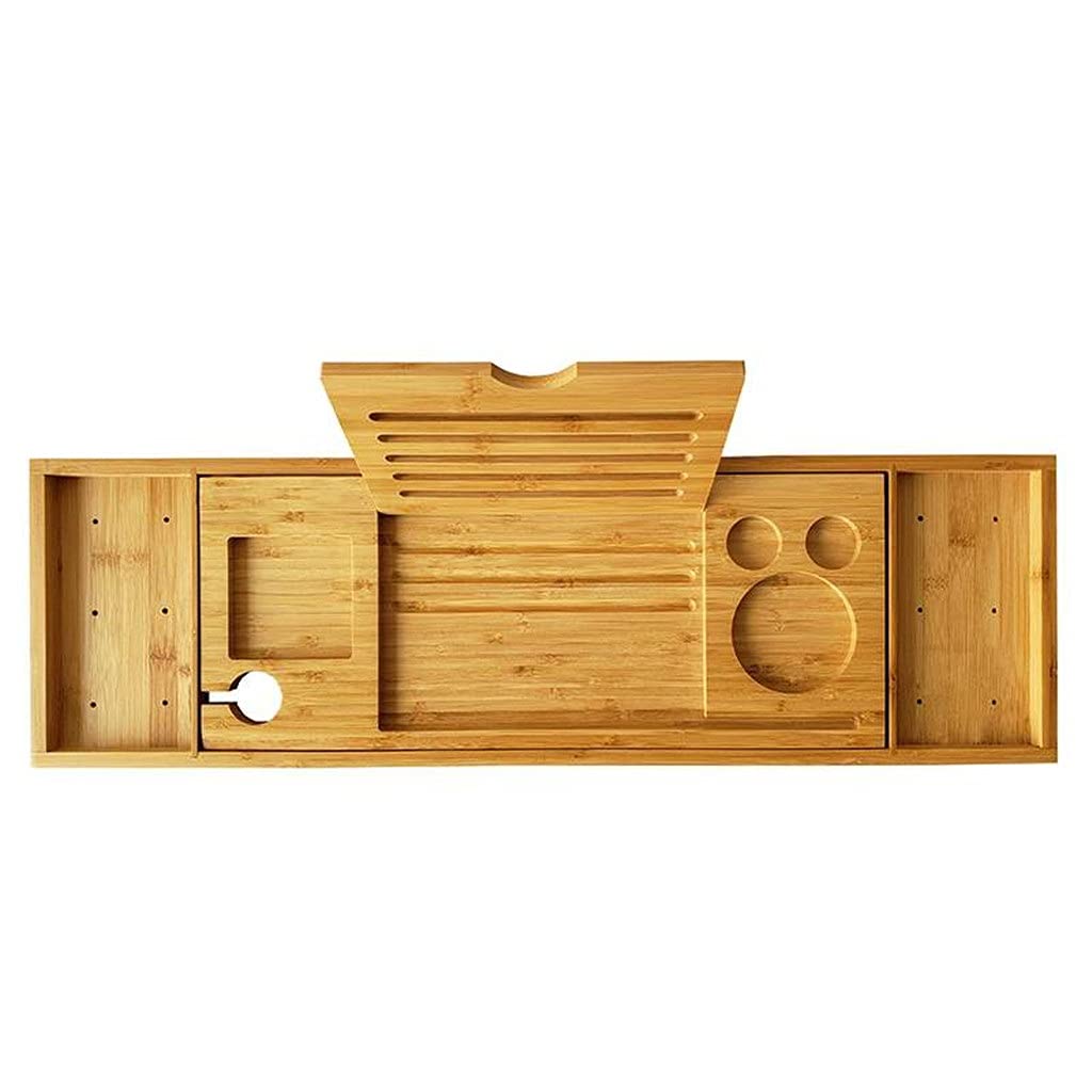 Plateau de baignoire télescopique pour un moment de relaxation unique avec téléphone