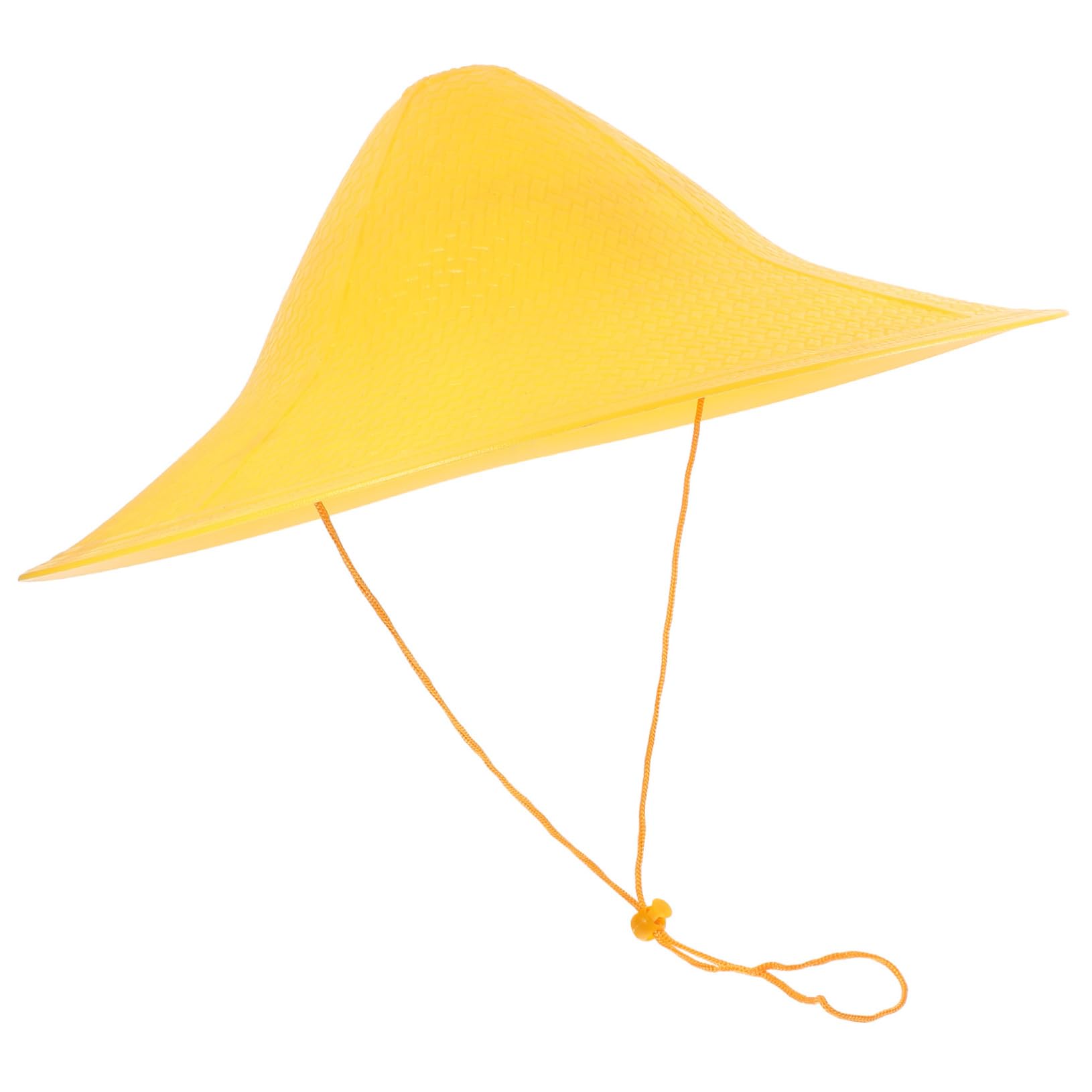 NAMOARLY Traditional Chinese Rice Hat Cosplay Party Cap Stage Performance Hat Plastic Decor Breathable Adjustable Headwear