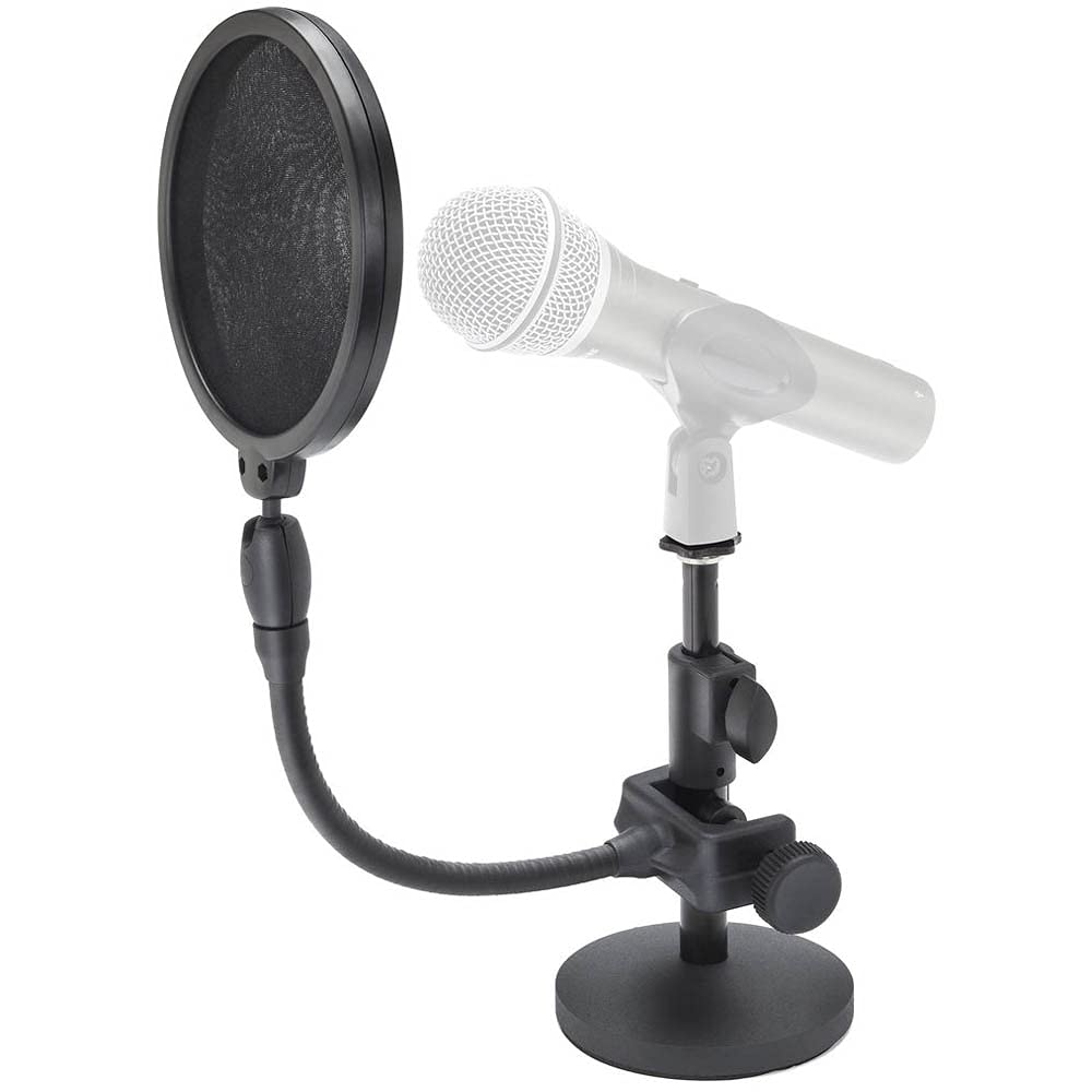 Samson - MD2/PS05 Bundle - Asta microfonica da tavolo e Pop Filter