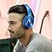 ZIHNIC Active Noise Cancelling Headphones, 40H Playtime Wireless Bluetooth Headset with Deep Bass Hi-Fi Stereo Sound,Over-Ear Headphone,Comfortable Earpads for Travel/Home/Office (Blue)