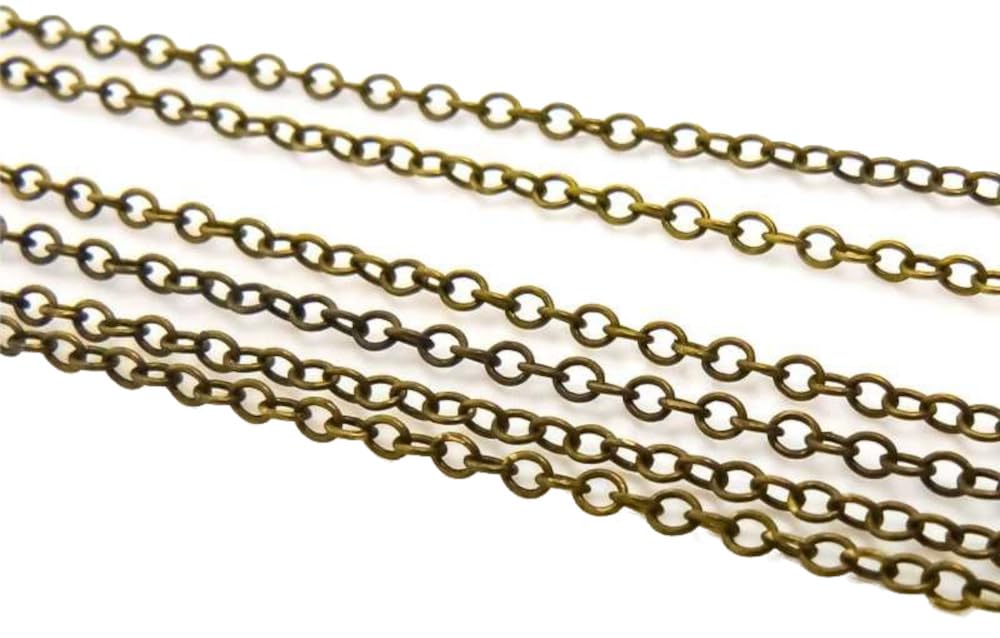 Green Stuff World 1.5mm Hobby Chain 1m Long Brass Colour 1040