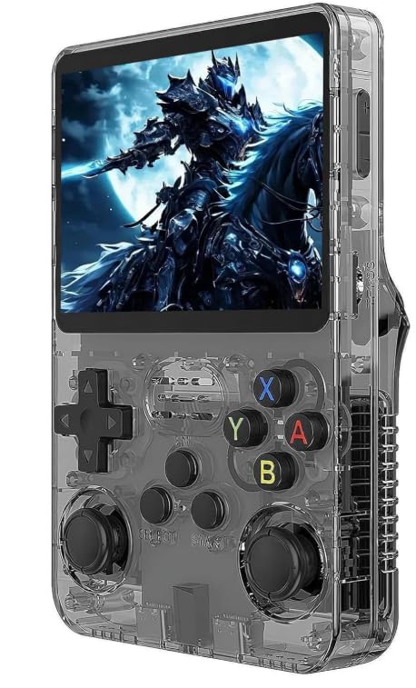 TYLATEK Consola Retro Portátil R36S 128 GB 20.000 juegos, Consola Portátil para Gamers Nostálgicos, Pantalla IPS 3.5'', 128GB con Miles de Juegos, Compatible con Nintendo DS, PSP y Más