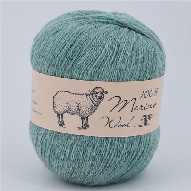 Wollgarn zum Stricken, leichtes Häkeln, dickes Garn, handgestrickt, Herbst/Winter, Mohair, Pullover, Merinowolle, 50 g, 5 Stück