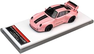 Modelo De Coche A Escala 1:43 para Gunther 400R Werks 993 Modelo Coche Resina Rosa Adorno Terminado Pasatiempos Rosa Exhibición Recuerdo Miniatura De Colección