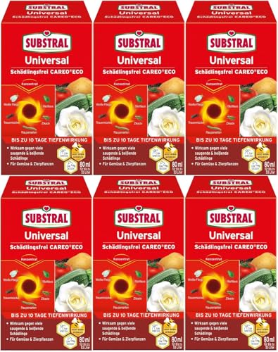 Preisvergleich Produktbild 6 X 80ml Substral®Universal Schädlingsfrei Careo