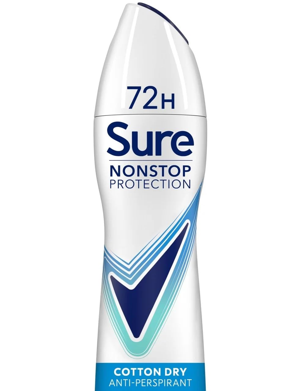 Sure Women's White Protection Invisible Aqua Anti-Perspirant Aerosol 250Ml
