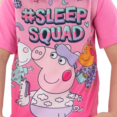 Peppa Pig Pajamas, Short Sleeve Girls Pajamas, Pajama Set For Summer, Kids Pj Sets3