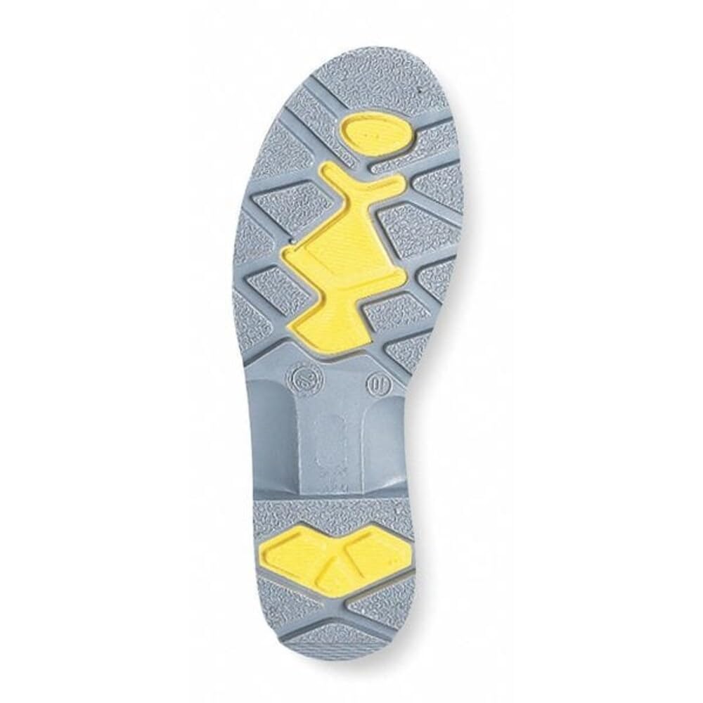 Honeywell Home Servus XTP 15" PVC resistente a los productos químicos botas de trabajo para hombre, negro, amarillo y gris