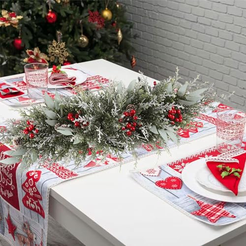 SHACOS 65cm Ghirlanda Natalizia Porta Ingresso