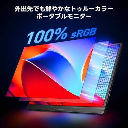 【2026新型モデル】Dopesplay 16インチ モバイルモニター 自立型｜120Hz FHD 1200P 100% sRGB 超薄型・軽量 VESA対応 極細ベゼル｜縦横切替 回転式キックスタンド搭載 ポータブルゲーミングモニター｜USB-C/mini HDMI接続 ノートPC・Mac・スマホ・PS4/PS5・Switchなど対応 セカンドディスプレイ 旅行用