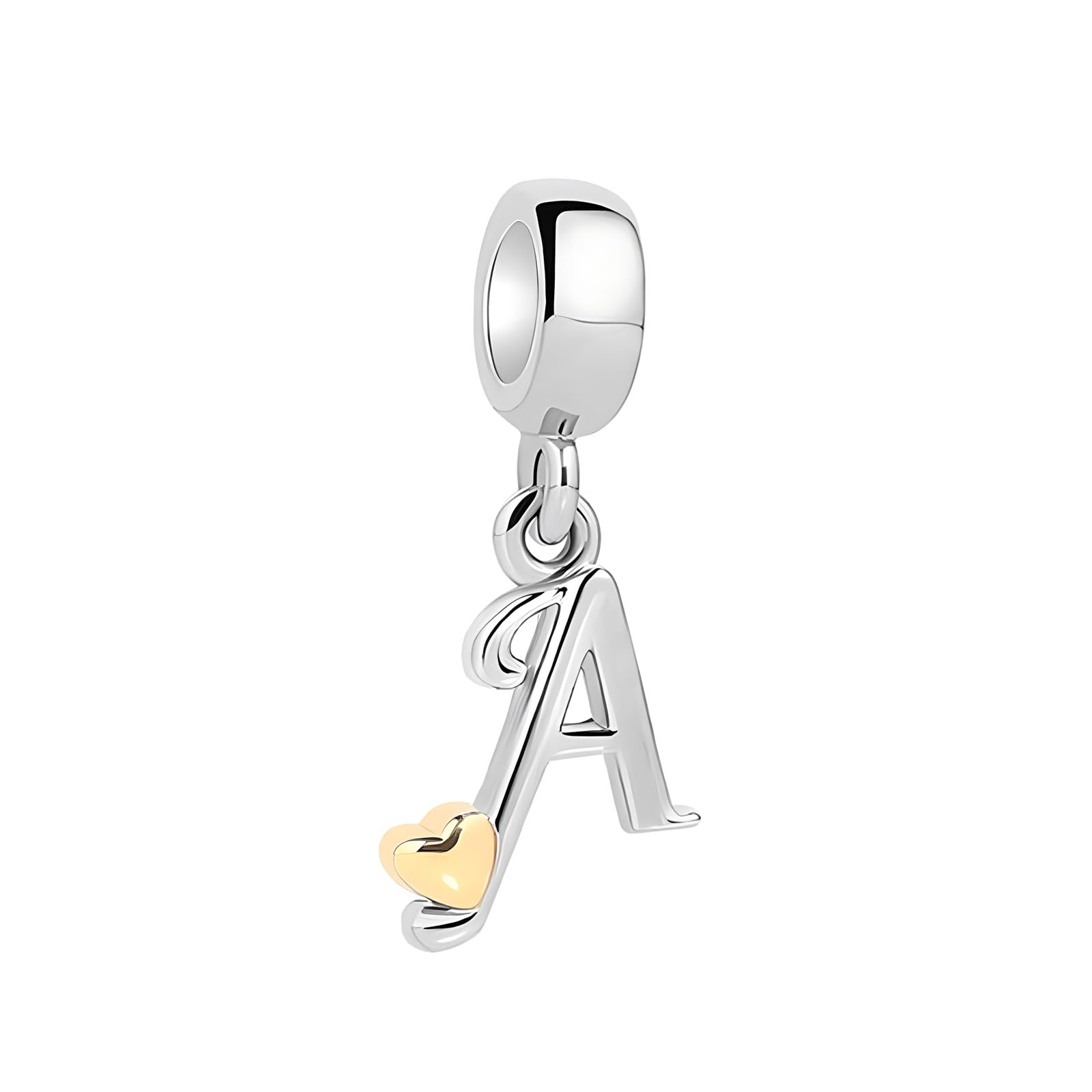 FLUFLO Charm Anhänger Damen Buchstabe A-Z für Armband 925 St
