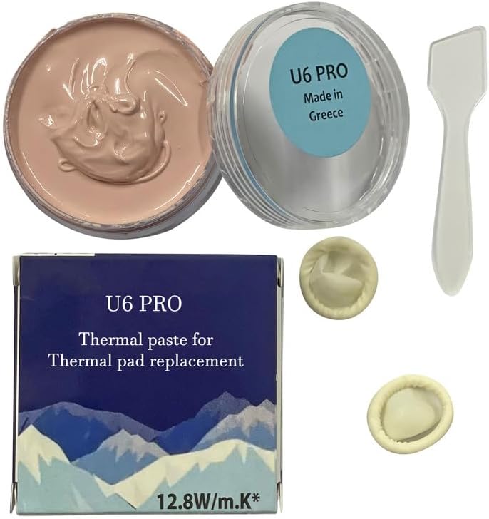 Original U6 PRO 100g Thermal Putty for VGA GPU IC Processor Rapid Cooling Thermal Pad Replacement Heat Blocking Putty High Performance, CSGR