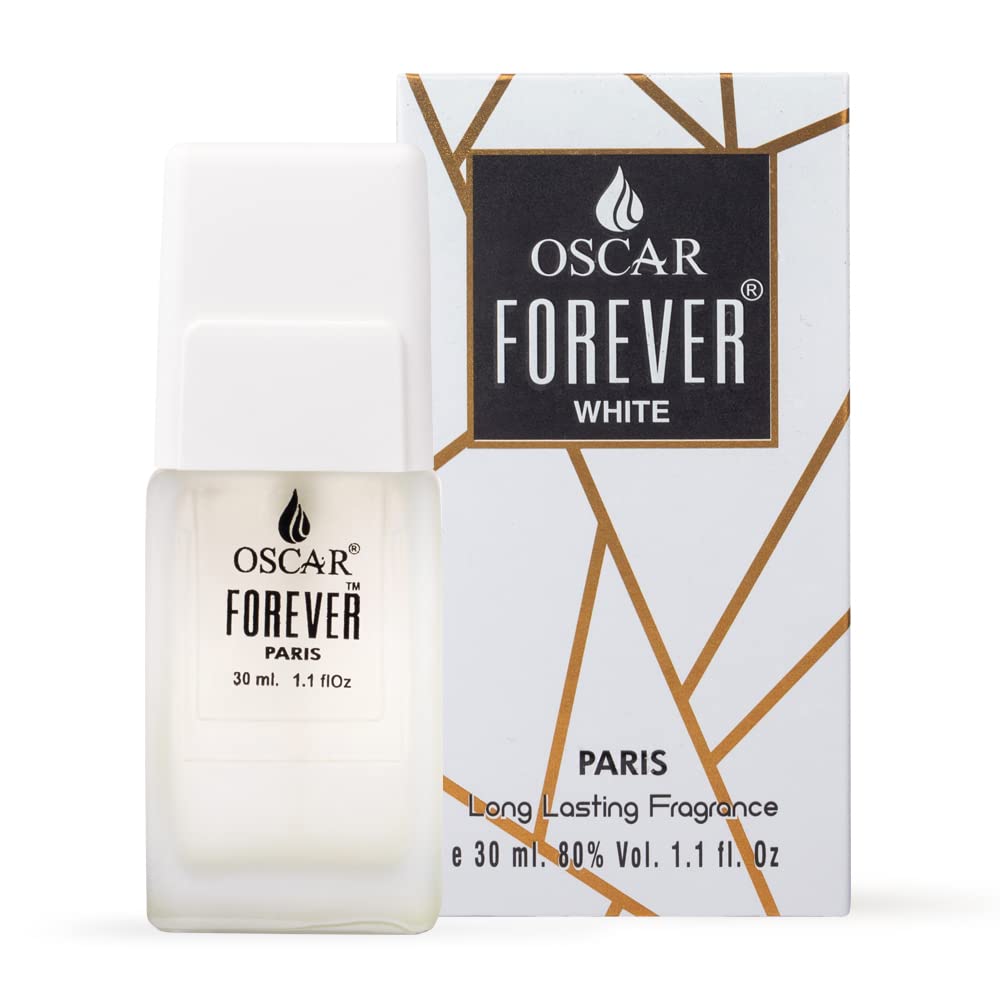OSCAR Forever White Long Lasting Liquid Perfume For Men & Women|Aromatic Spicy Fragrance|Everyday Unisex Skin Friendly Perfume|30Ml