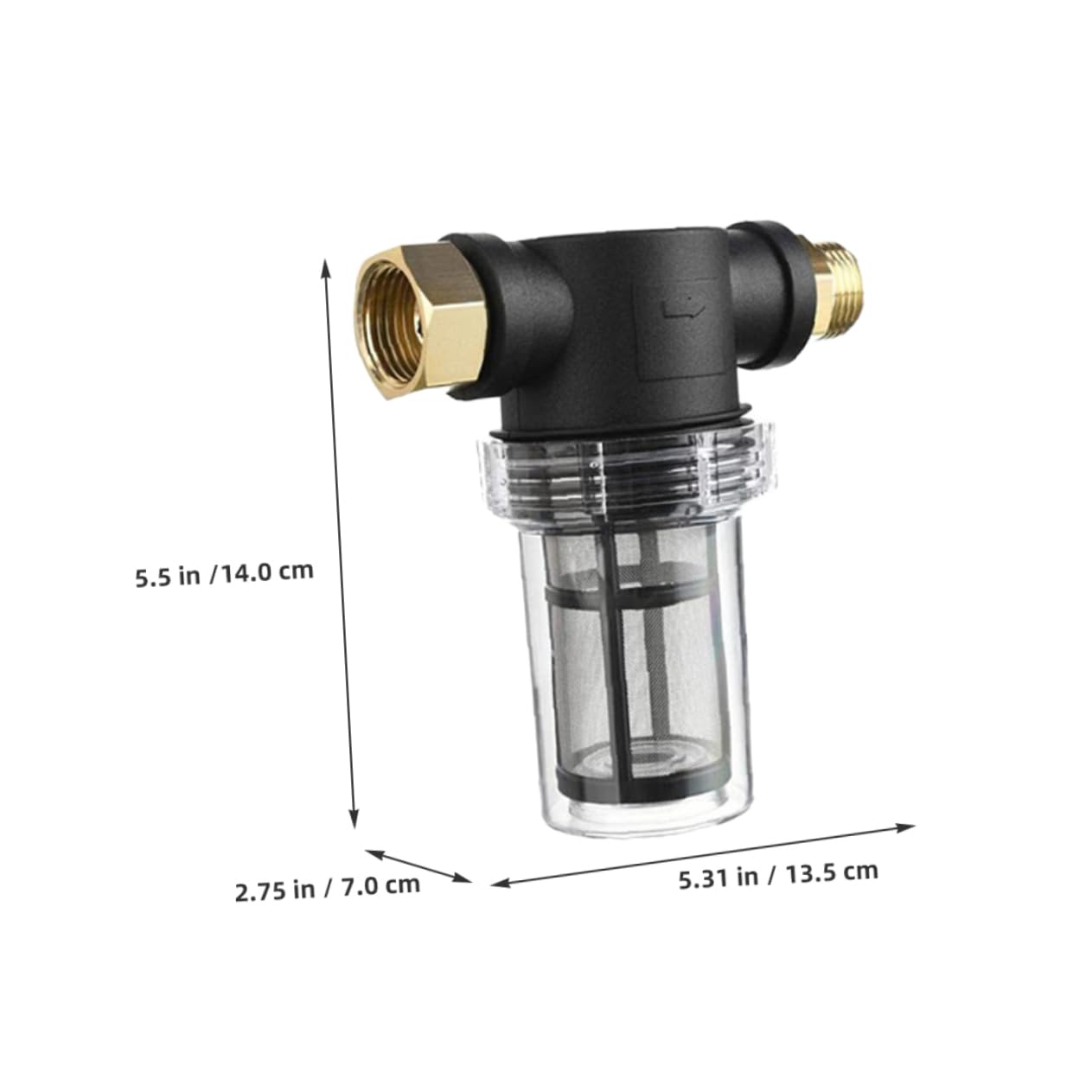 POPETPOP 4 Juegos Filtro De Grifo Manguera Grifo De Filtro De Agua del Grifo del Fregadero Reemplazo del Filtro del Grifo Purificador De Agua para Grifo Filtro De Fregadero Nailon
