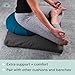 Waterglider International Zabuton, Eclipse line, Buckwheat Filled Meditation Cushion, 23