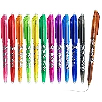 Lot De 3 Stylos Gel Effaçables – Pointe 0.5 Mm, Gomme Intégrée – Motifs Noël (Père Noël, Renne, Garçon) – Cadeaux École, Bureau - 2