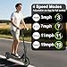 Electric Scooter, 350W Motor, 19Mph Top Speed, 15Miles Max Range, 8.5