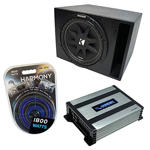 Harmony Audio Universal Car Stereo Rhino Coated Ported 12