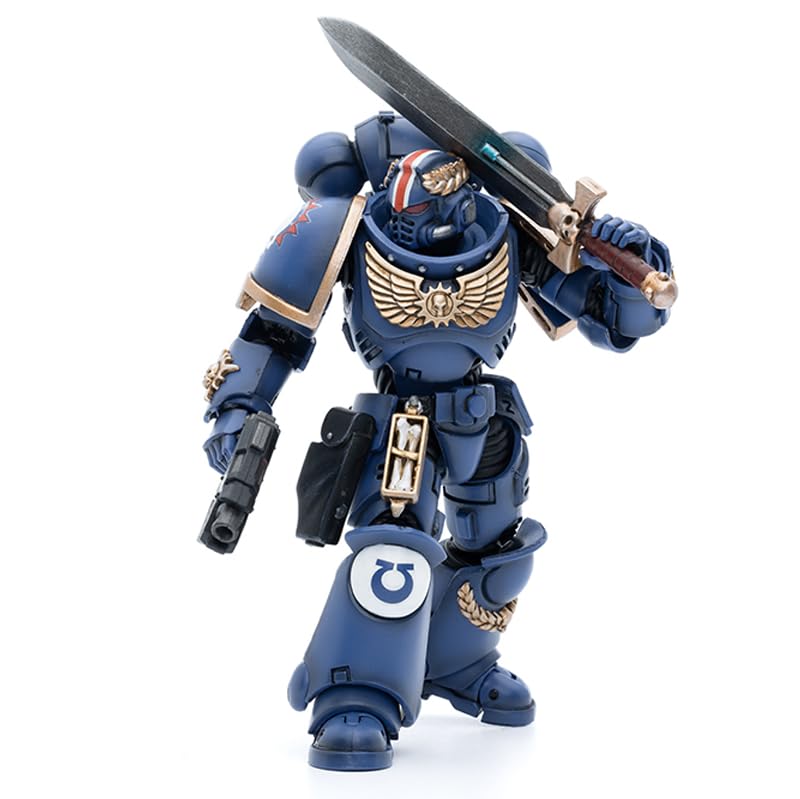 JOYTOY Warhammer 40K 1/18 Action Figure Ultramarines Primaris Lieutenant Argaranthe CollectionGift 15Age+ 4.72"