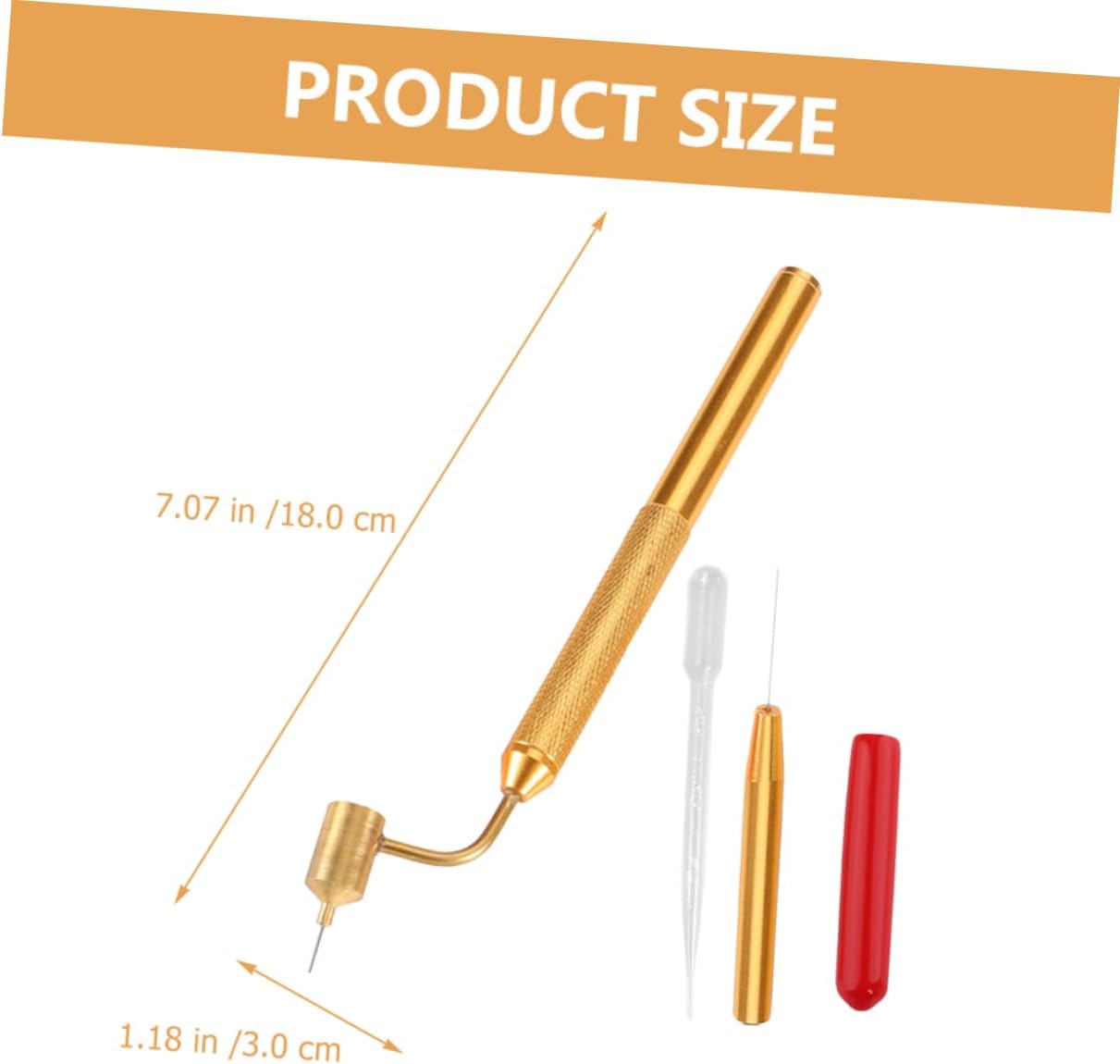 Gatuida Automotive Paint Pen Fine Liner for Car Scratch Repair Versatile Touch-up Fluid Writer for Vehicle Paint Restoration Durable Gold Design for Elegant Finishing