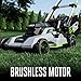 EGO Power+ Electric Lawn Mower, Self-Propelled Cordless with Touch Drive, Includes 56V 7.5Ah Battery and Rapid Charger – LM2125SP