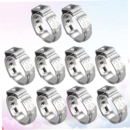 NOLITOY 10 Pcs Braçadeiras De Mangueira De Aço Inoxidável Braçadeiras De Mangueira Inoxidável Braçad