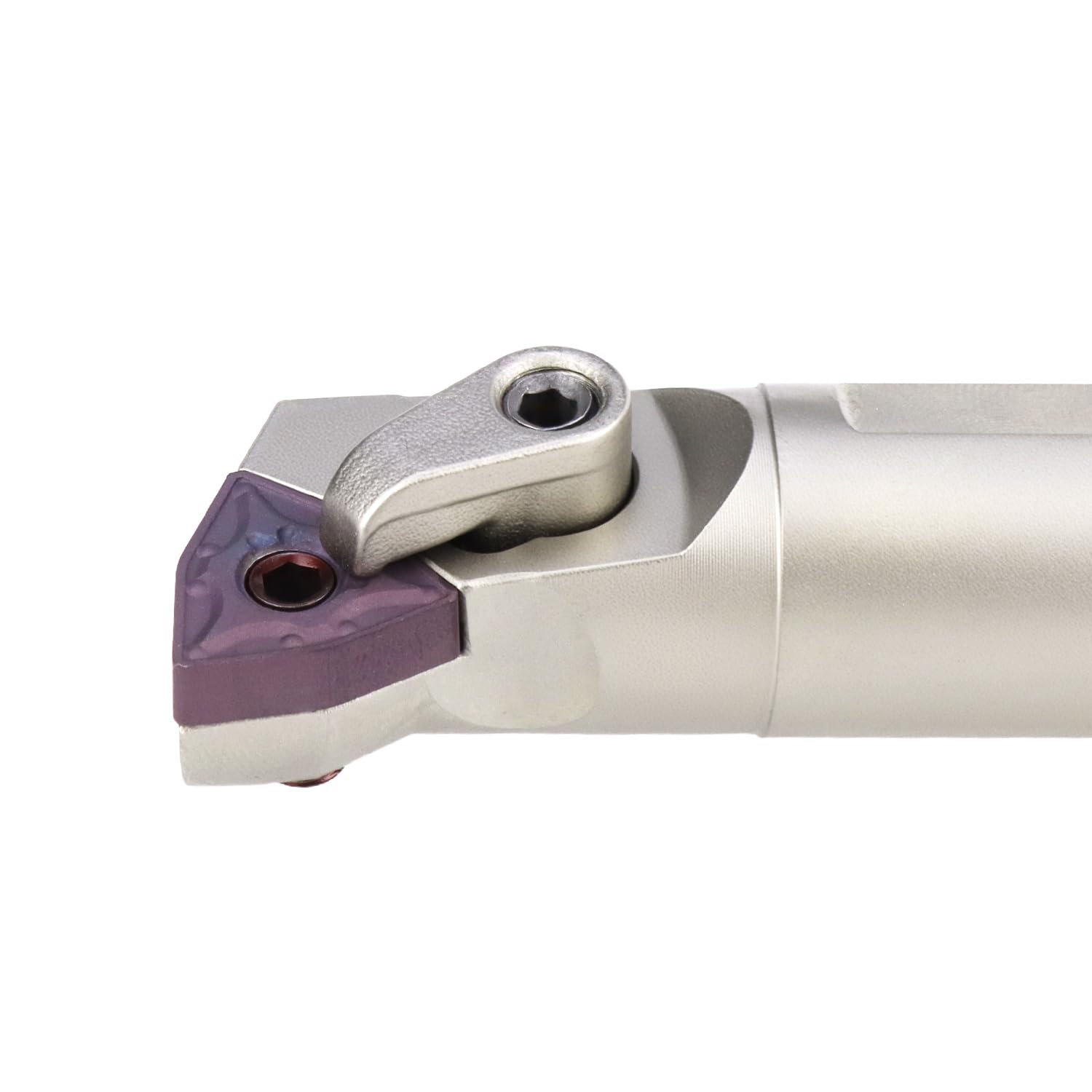 QWORK® uchwyt na narzędzia tokarskie wytaczany 20 mm S20R-MWLNR08 z 10 frezami z węglików spiekanych WNMG432 i kluczem