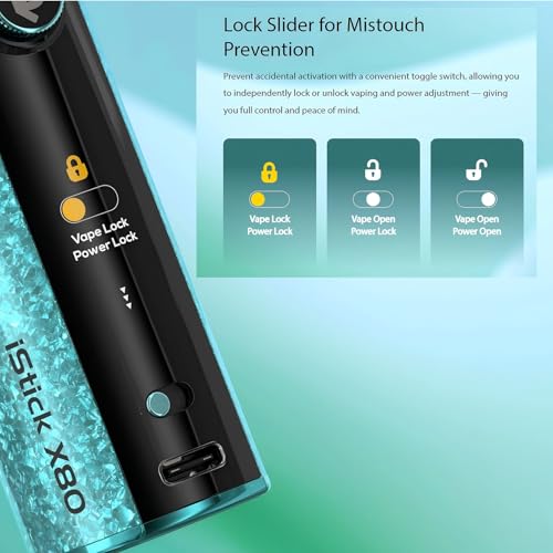Eleaf iStick X80 Kit fini les pannes avec le réservoir 5ml
