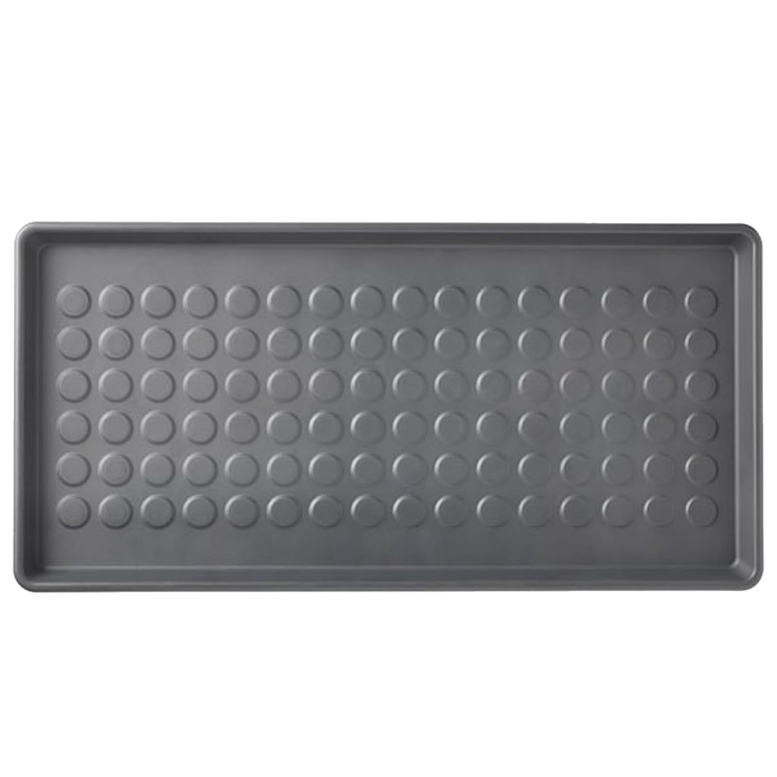 BAGGMUCK Shoe Mat Indoor Outdoor 71×35 cm – Grey Boot & Shoe Tray, Dirt & Mud Catcher Mat for Entryways